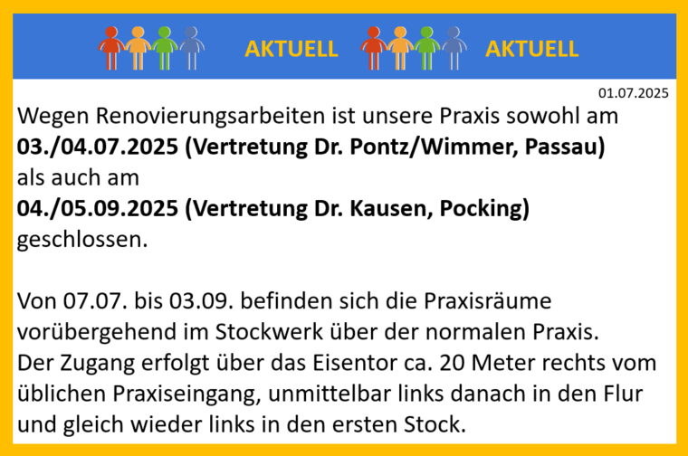 Aktuelles aus der Kinderarztpraxis