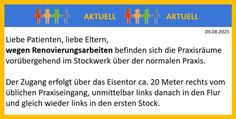 Aktuelles aus der Kinderarztpraxis